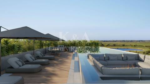 Apartamento T2 Penthouse em condomínio privado de luxo, Vilamoura