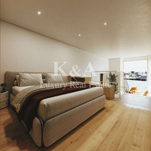 Apartamento T1 em primeira linha de rio em Gaia