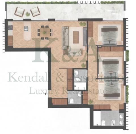 Apartamento T3 com varanda na Foz