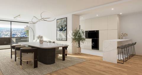 Cobertura Duplex T4 com piscina e vistas para Rio Douro