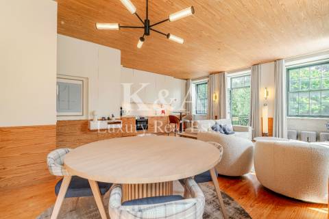 Apartamento T1 em prédio totalmente remodelado no Passeio Alegre na Foz.