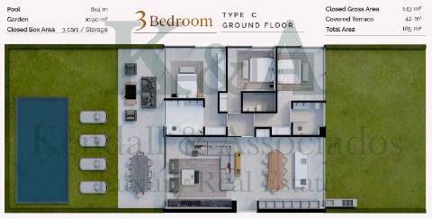 Apartamento T3 em condomínio privado de luxo, Vilamoura