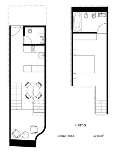 Apartamento T1 em primeira linha de rio em Gaia