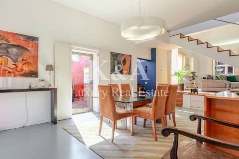 Moradia T3 com jardim no centro histórico de Leça.