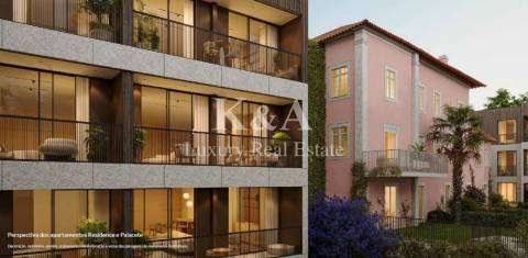 Apartamento T1+1 com jardim e vista Rio.