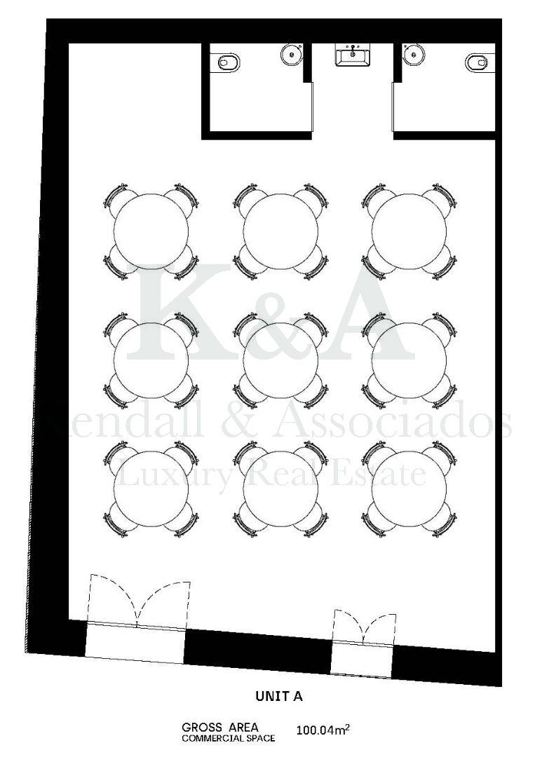 Loja em primeira linha de rio em Gaia