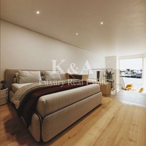 Apartamento T1 em primeira linha de rio em Gaia