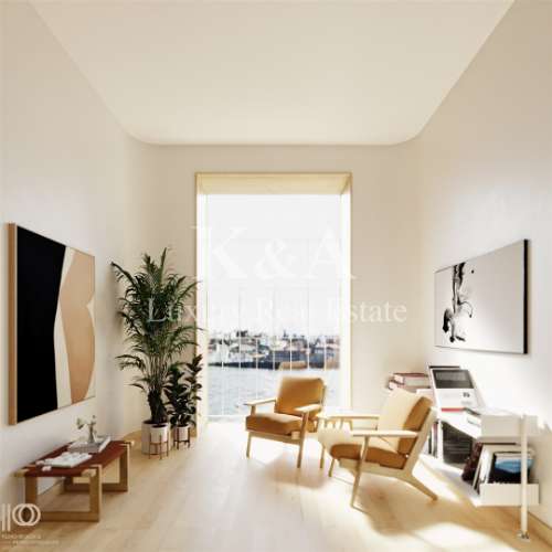 Apartamento T1 em primeira linha de rio em Gaia