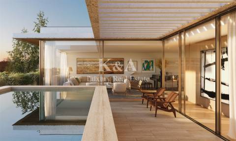 Cobertura T4, na Foz,  com vistas  e piscina privativa.