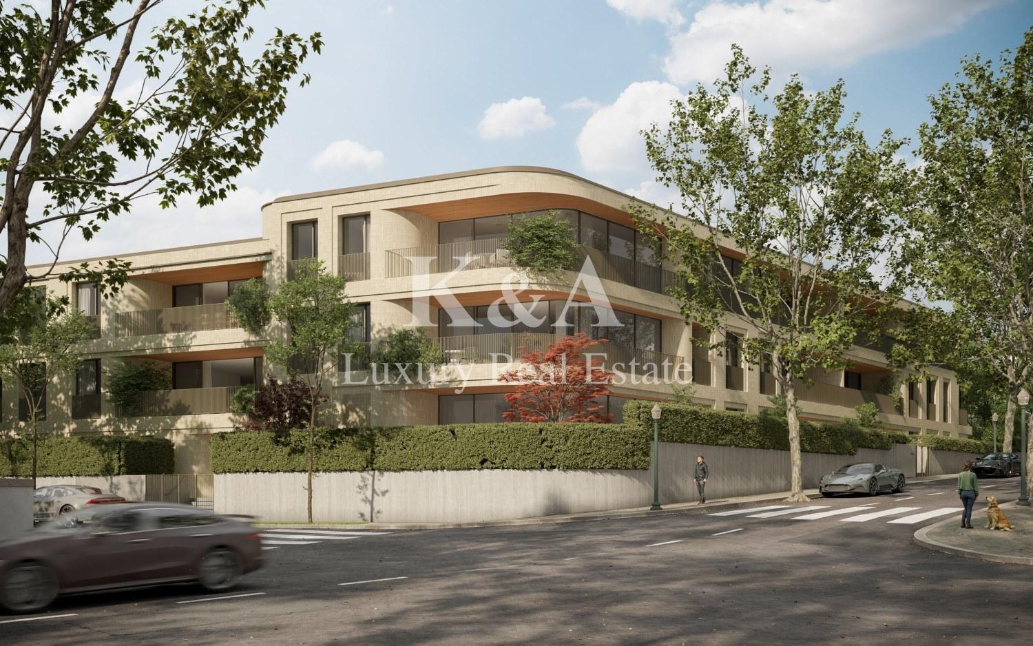 Apartamento T3 em NOVO EMPREENDIMENTO de luxo na Foz, com jardim privativo.