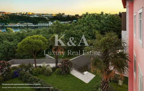 Apartamento T2 com varanda e vista Rio.