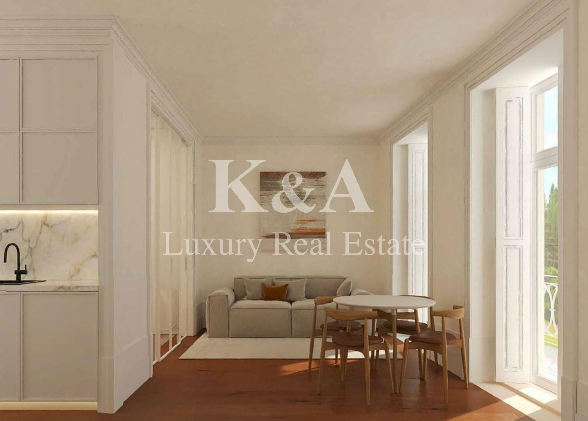 Apartamento T1 Duplex em novo edifício, na Baixa do Porto