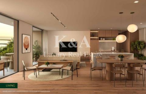 Apartamento T0+1 com 128 m² de jardim privado