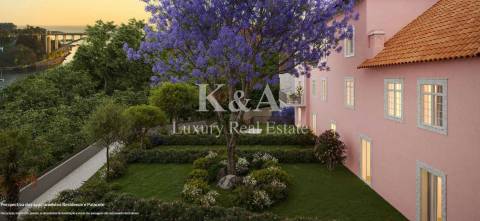 Apartamento T0+1 com 128 m² de jardim privado