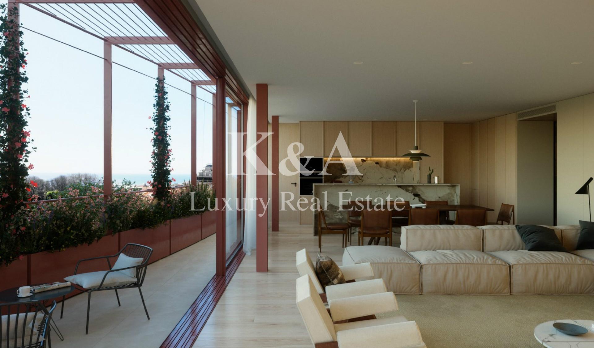 Apartamento T4+1 com terraço na Foz