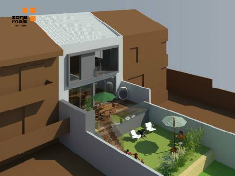 Terreno p/ construção c/ projecto Moradia T3 - Custóias - ZM443