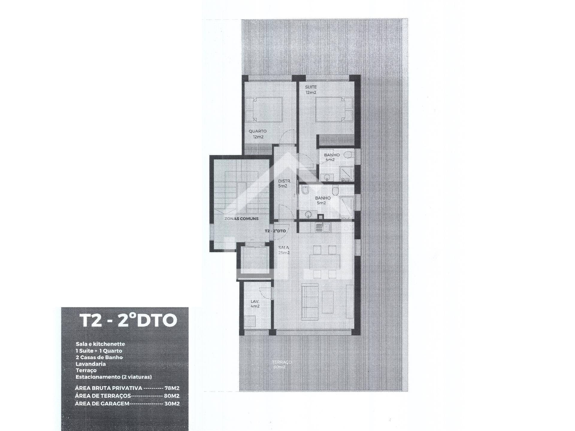 T2 com Terraço NOVO - Argoncilhe