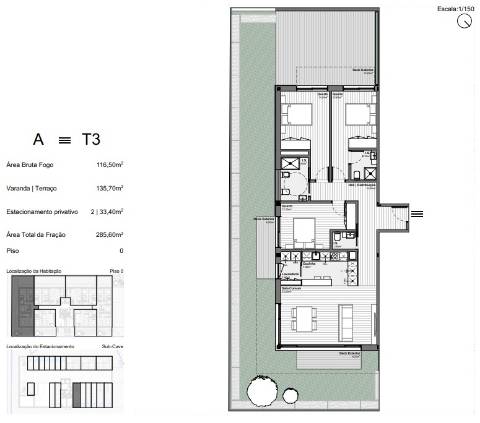 Apartamento T3 Venda em Santa Marinha e São Pedro da Afurada,Vila Nova de Gaia