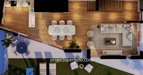 Moradia T3 de 3 frentes com elevador e garagem fechada