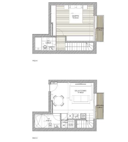 Apartamento T1 DUPLEX Venda em Cedofeita, Santo Ildefonso, Sé, Miragaia, São Nicolau e Vitória,Porto