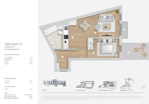Apartamento T1 Venda em Cedofeita, Santo Ildefonso, Sé, Miragaia, São Nicolau e Vitória,Porto