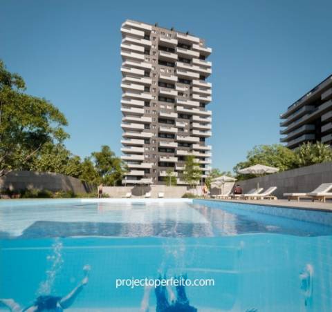 Apartamento T3 com Suíte e Terraço - Empreendimento Ocean Terrace, Leça da Palmeira.