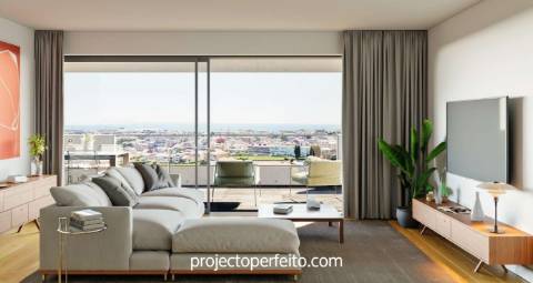 Apartamento T3 com Suíte e Terraço - Empreendimento Ocean Terrace, Leça da Palmeira.