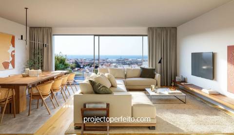 Apartamento T3 com Suíte e Terraço - Empreendimento Ocean Terrace, Leça da Palmeira.