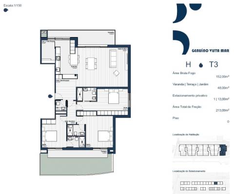 Apartamento T3 Venda em Arcozelo,Vila Nova de Gaia