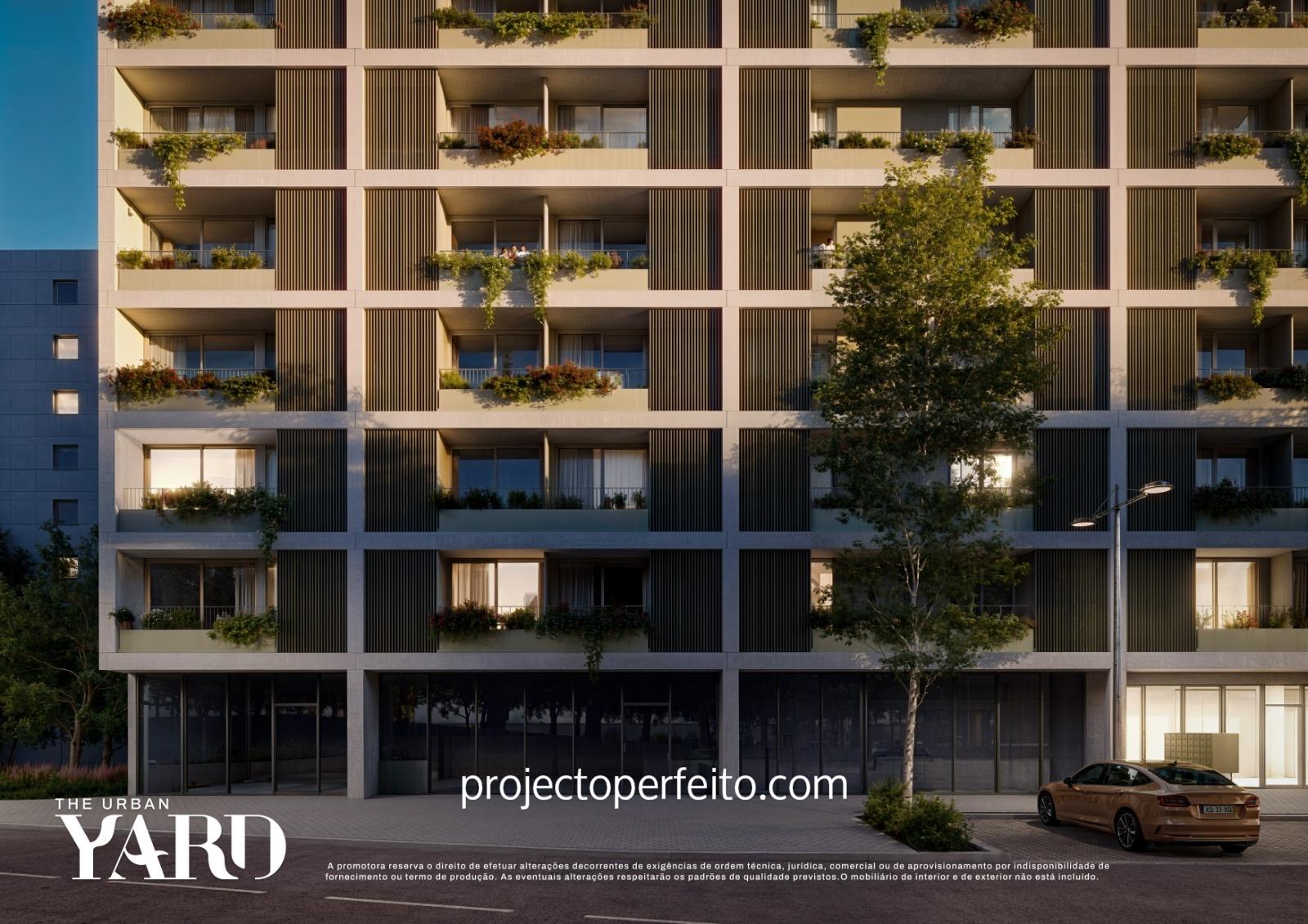 Apartamento T0, sito no 9º e penúltimo andar com vistas panorâmicas