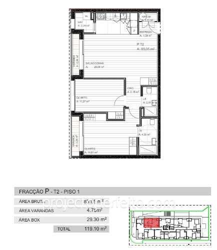 Apartamento T2 Venda em Grijó e Sermonde,Vila Nova de Gaia