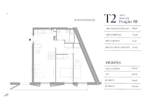 Apartamento T2 Venda em Paranhos,Porto