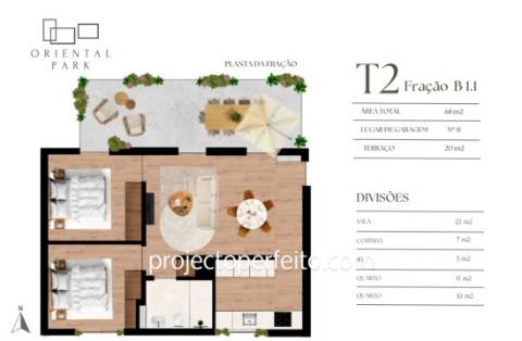 Apartamento T2 Venda em Campanhã,Porto