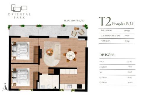 Apartamento T2 Venda em Campanhã,Porto