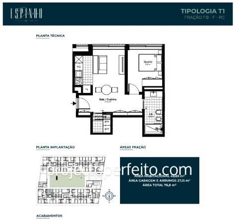 Apartamento T1 Arrendamento em Espinho,Espinho