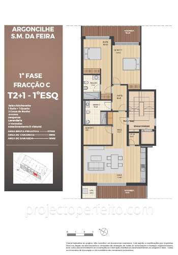 Apartamento T2+1 Venda em Argoncilhe,Santa Maria da Feira