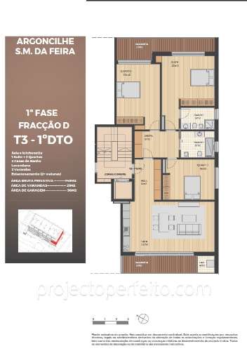 Apartamento T3 Venda em Argoncilhe,Santa Maria da Feira