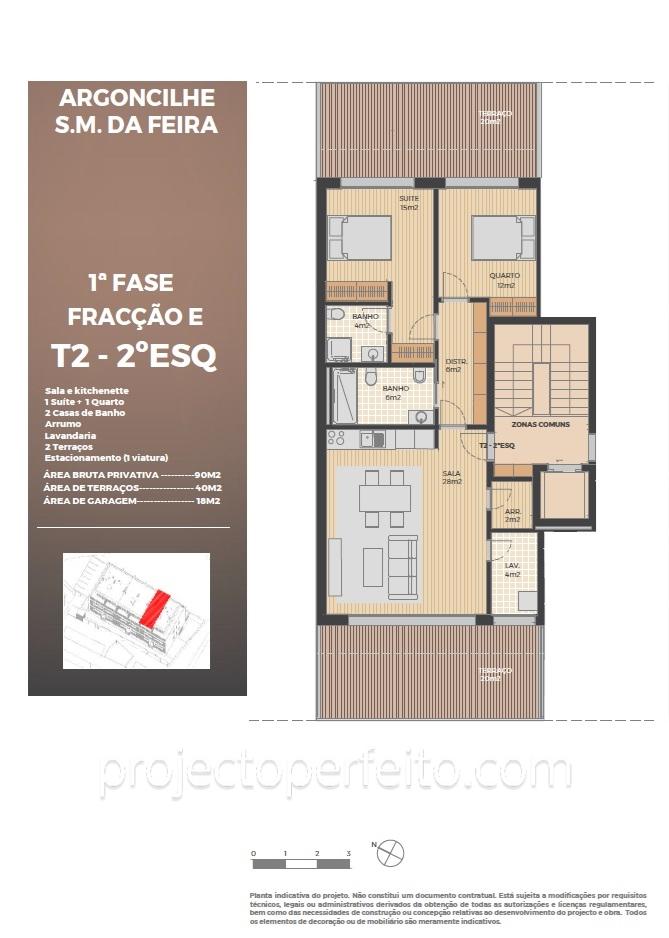 Apartamento T2 Venda em Argoncilhe,Santa Maria da Feira
