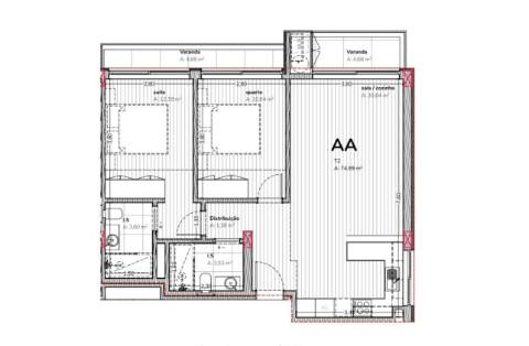 Apartamento T2 Venda em Sandim, Olival, Lever e Crestuma,Vila Nova de Gaia