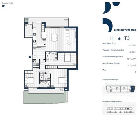 Apartamento T3 Venda em Arcozelo,Vila Nova de Gaia