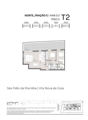 Apartamento T2 Venda em São Félix da Marinha,Vila Nova de Gaia