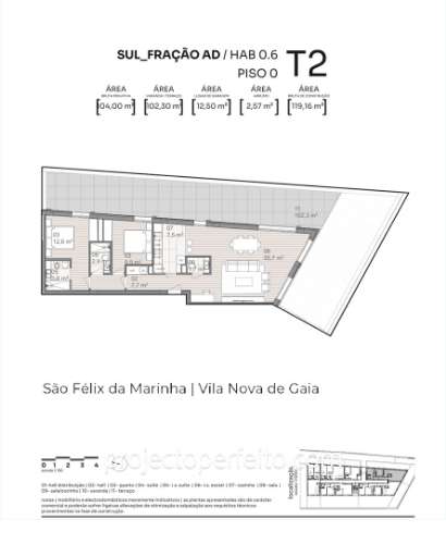 Apartamento T2 Venda em São Félix da Marinha,Vila Nova de Gaia
