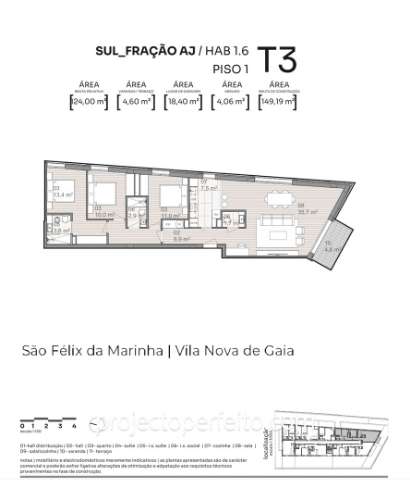 Apartamento T3 Venda em São Félix da Marinha,Vila Nova de Gaia