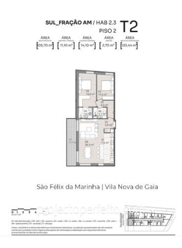 Apartamento T2 Venda em São Félix da Marinha,Vila Nova de Gaia