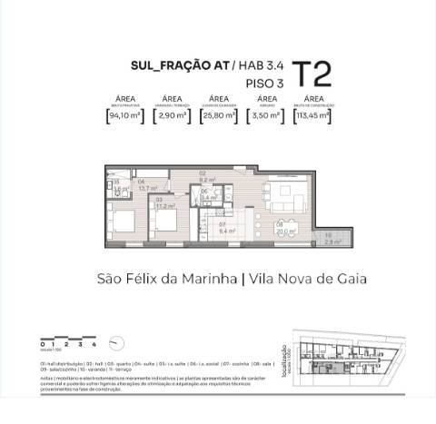 Apartamento T2 Venda em São Félix da Marinha,Vila Nova de Gaia