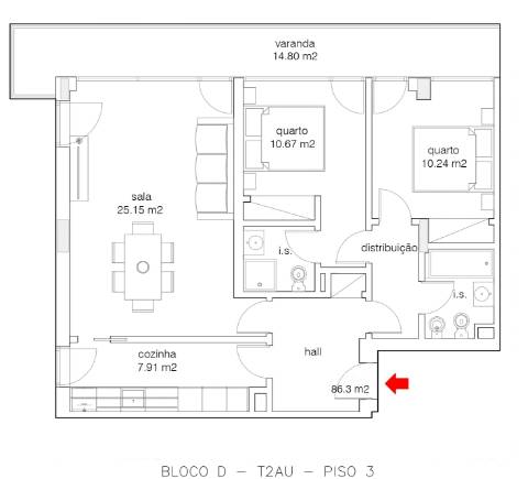 Avenida Marginal Buarcos – Apartamento Novo + Aparcamento