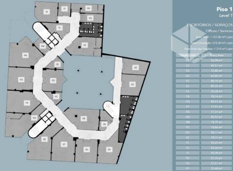 ESCRITÓRIO _ No coração da cidade e mesmo ao lado do Casino e do Mercado Municipal da Figueira