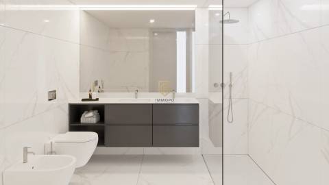 Apartamento T2 em condomínio privado de luxo, à venda em Leça da Palmeira, Porto
