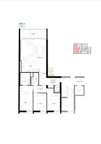 Apartamento T3 de luxo em Leça da Palmeira