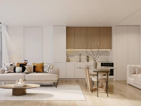 T1+1 de luxo em Matosinhos com 49 m2